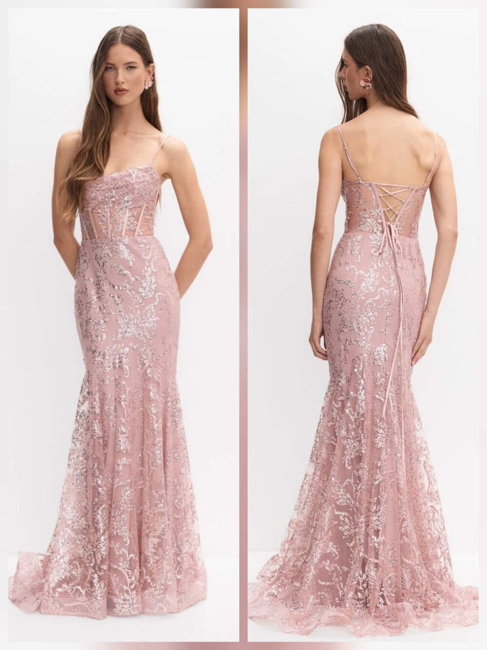 Blondie Nites - Sparkly Glitter Mesh Dress